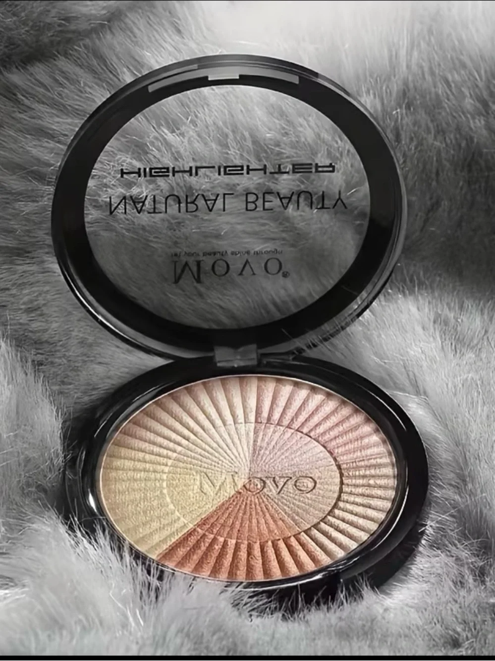 2/$14-MOVO Multi-Tone Radiant Highlighter Palette - Gold, Pink, Bronze